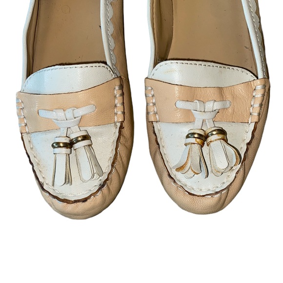Joan & David Luxe Cjamour Leather Two-Tone Tassel Loafers - 7 - Picture 6 of 14